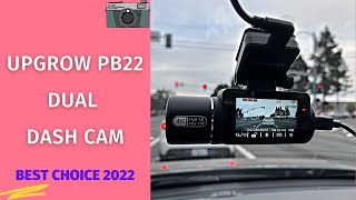 Upgrow PB22 Dual Dash Cam Review & Unbox | Top Dual Dash Cam