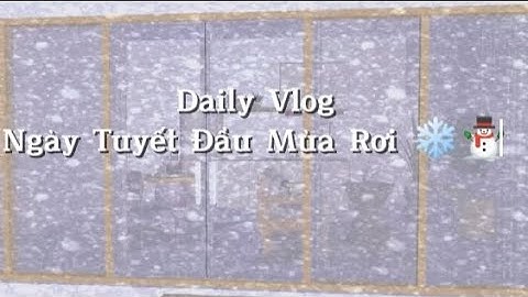 Daily Vlog Ngày Tuyết Đầu Mùa Rơi ❄⛄