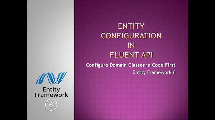 18 - Entity Configuration in Fluent API | Code First | EF