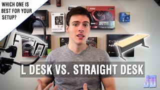 What Desk is Best for Your Setup? L Desk VS Straight Desk - Setup Guide L Desk VS Striaght Desk. Which one works best for your setup? Or for gaming? What