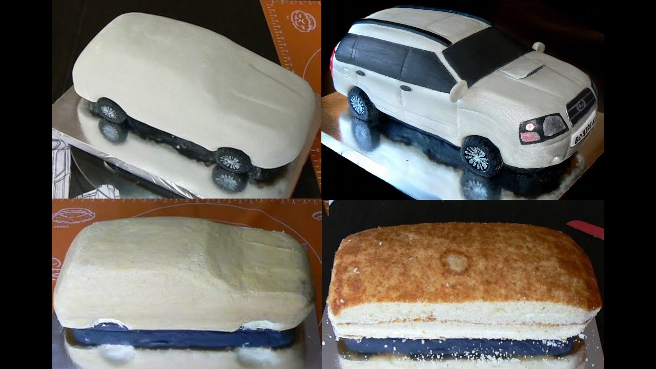 Торт Машинка из крема пошаговый мастер-класс с фото