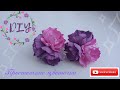 Простенькие цветочки без шаблона на резинке / Simple flowers without a pattern on an elastic band