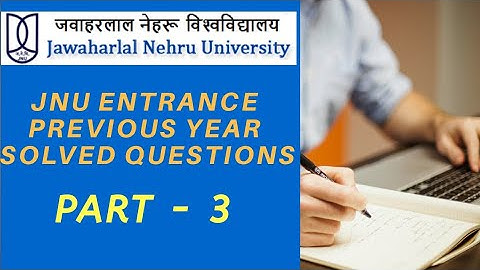 JNU ENTRANCE 2018 SOLVED PAPER/ANSWER KEY, PHYSICS PART - 3