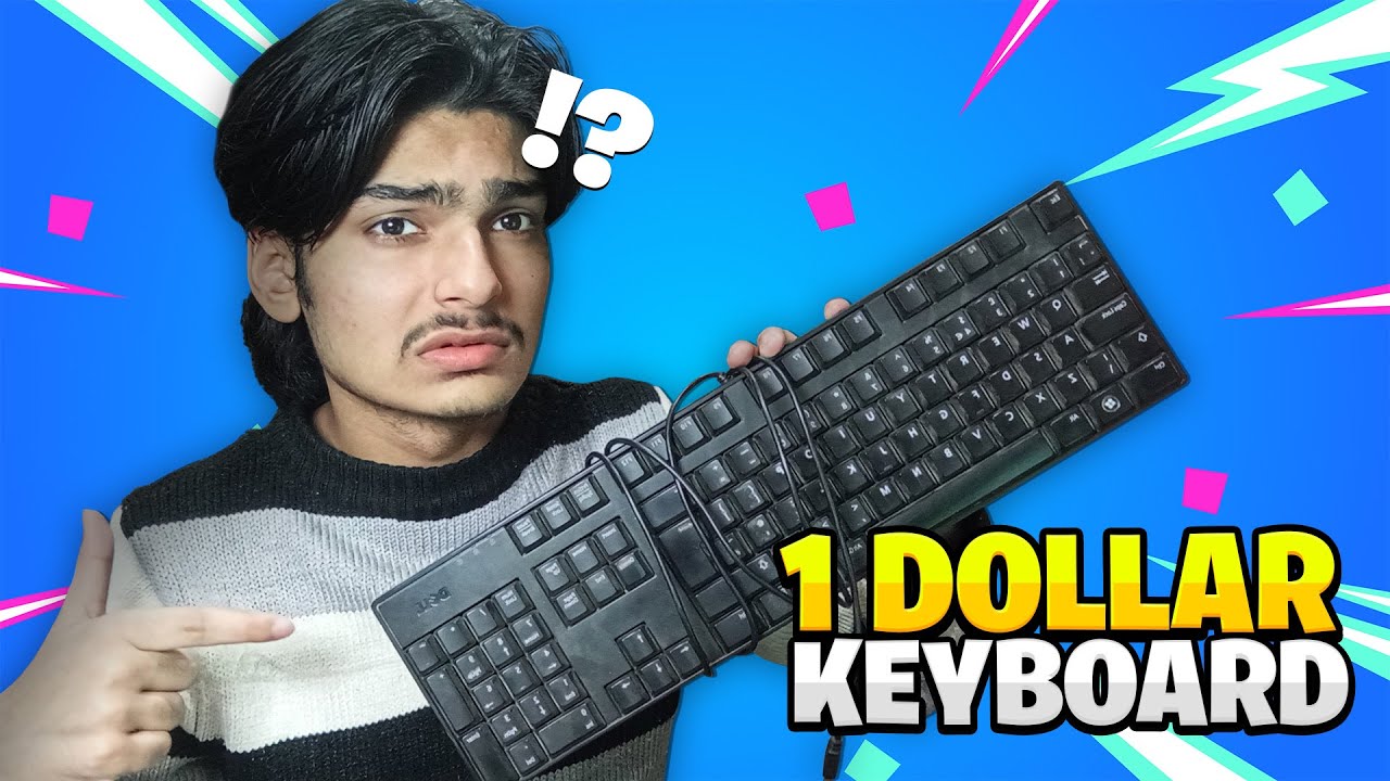 Playing Fortnite with $1 keyboard