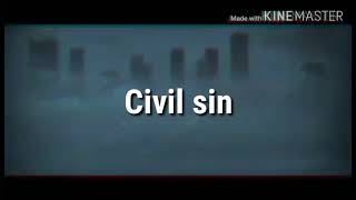 Video thumbnail of "Boy kill boy - Civil sin (Lyric Video)"