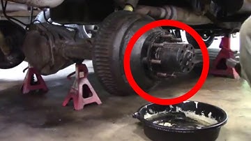 HOW TO: AXLE SEAL REPLACEMENT ON 1 TON FULL FLOATING REAR AXLE
