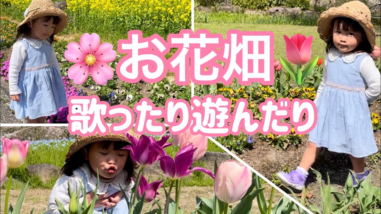 お花畑に行ったよ🌸🌷🌼