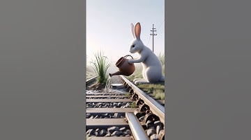Rabbit planted a Mango tree #rabbit #shorts #ytshorts