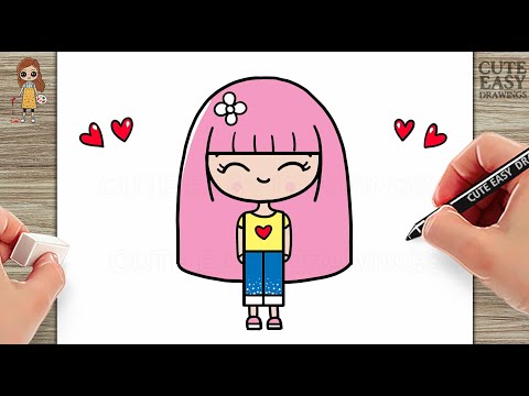 Cute Drawing - How To Draw Cute Step By Step