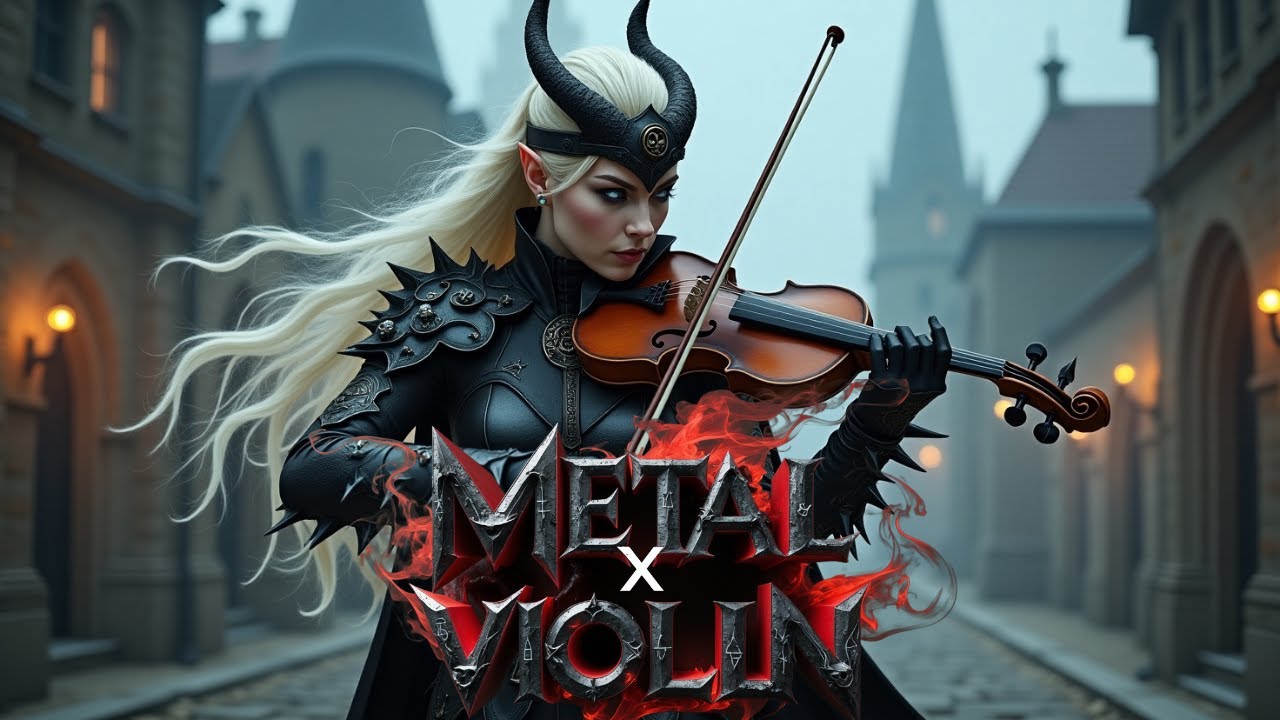 🎻Dark Energy Boost: Violin Meets Heavy Metal!🎸Instrumental for Work and Gaming