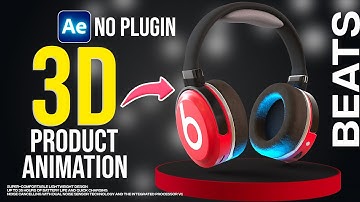 After Effects New Feature 2025 3D Product Animation Tutorial