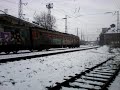ПВ БДЖ 20162 ЕМВ Варна - Шумен през снежен град Каспичан в петък 29 януари 2021 г.