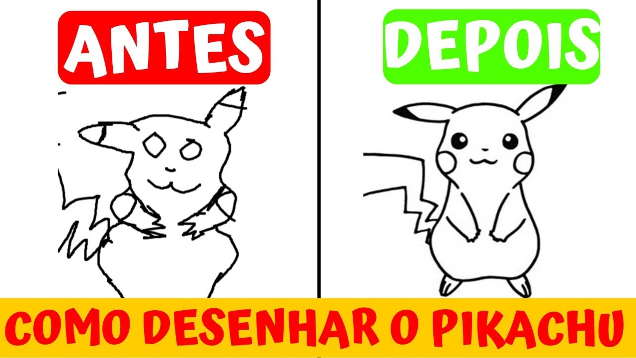 Como Desenhar O Pikachu FÁcil Youtube