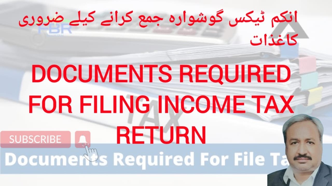Income Tax Return Required Documents | Rai Abid Ali Kharal | FBR ...