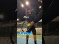 Try to feel where the racket is making contact.