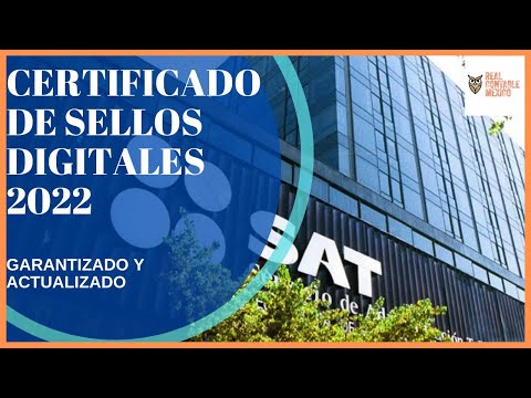 ✅CERTIFICADO de sellos digitales CSD SAT 2022   ?paso a PASO?