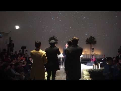 노을의  완전체 결혼식 축가 강균성,이상곤, 전우성, 나성호