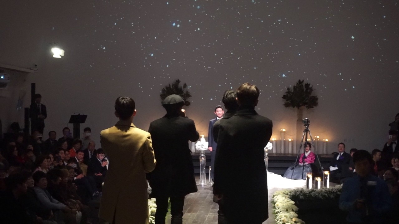 노을의  완전체 결혼식 축가 강균성,이상곤, 전우성, 나성호