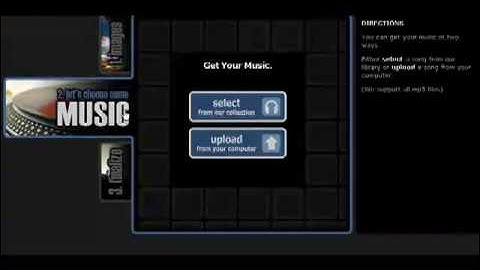 creating an animoto slideshow