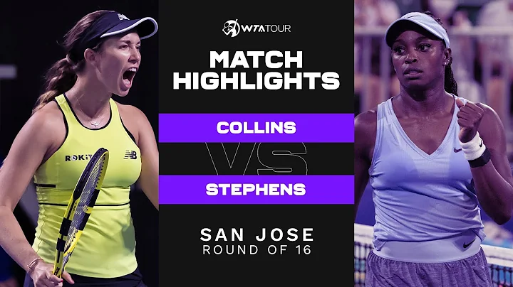 Danielle Collins vs. Sloane Stephens | 2021 San Jo...