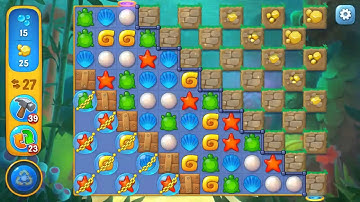 Fishdom level 1215 Gameplay (iOS Android)