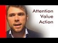Quick Video Tip: Create videos that do three things: Grab attention, Show Value, Call to Action