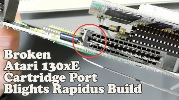 Atari 130XE not booting, and it