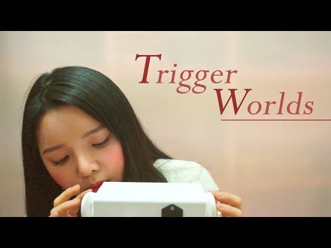 ASMR Sksk, Nom.. Trigger Words with Gentle Ear Tapping & Touching