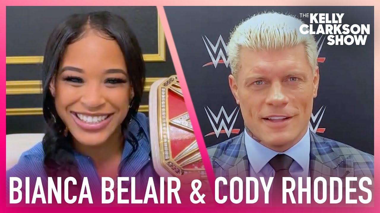 WWE Stars Bianca Belair & Cody Rhodes Tease WrestleMania 39 in Los Angeles!