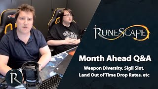 Weapon Diversity, Sigil Slot, Land Out of Time Drop Rates - RuneScape Month Ahead Q&amp;A (July 2019)