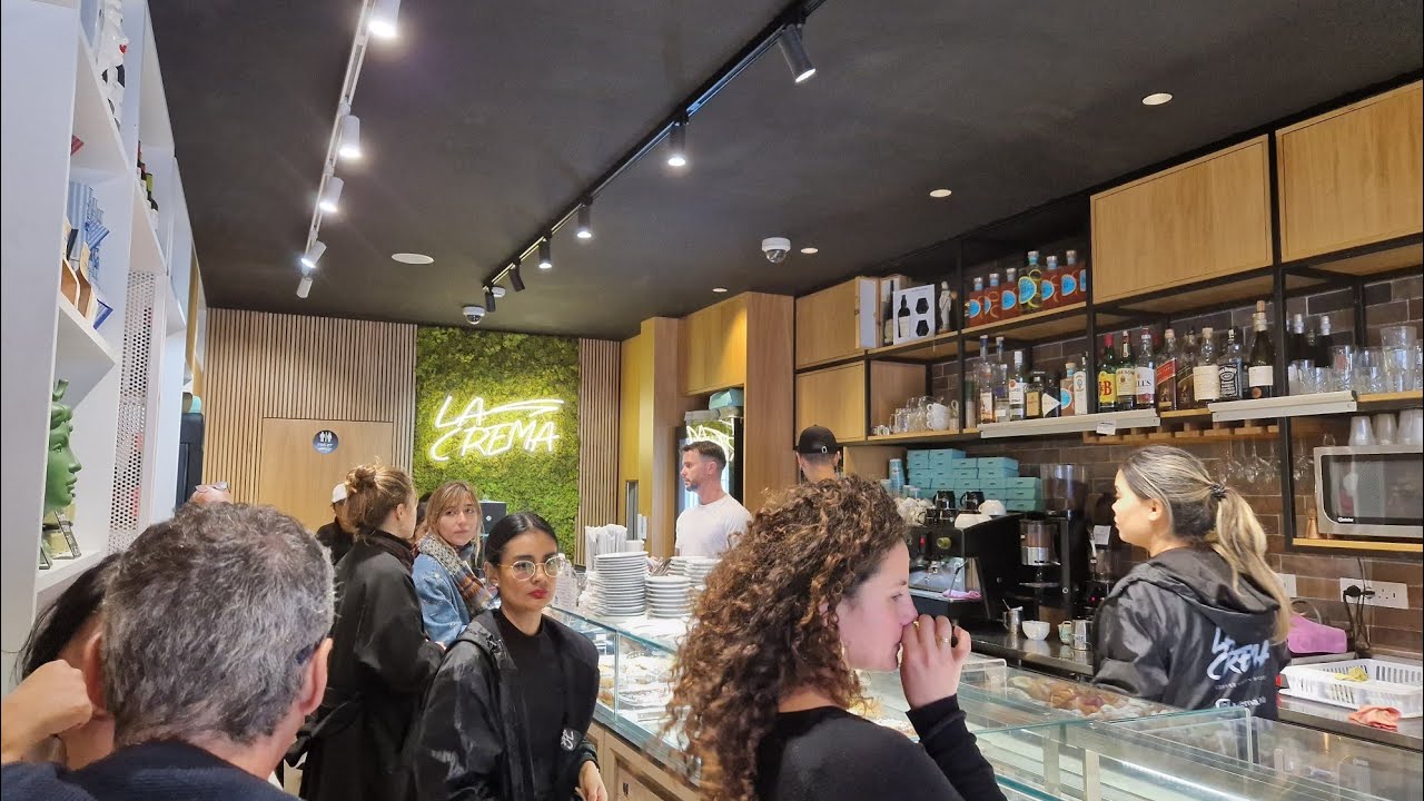 Best Coffee Shops Malta Cafe La Crema in Balluta with Interviews YouTube