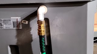 bonaire durango swamp cooler hose connection installation