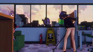 A-chan working overtime