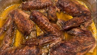 Juicy Baked Turkey Wings | You'll Never Bake Turkey Any Other Way