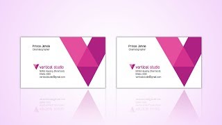 How To Design Simple Business Card & Mockup How To Design Simple Business Card & Mockup