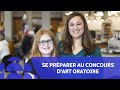 Prte pour le concours dart oratoire