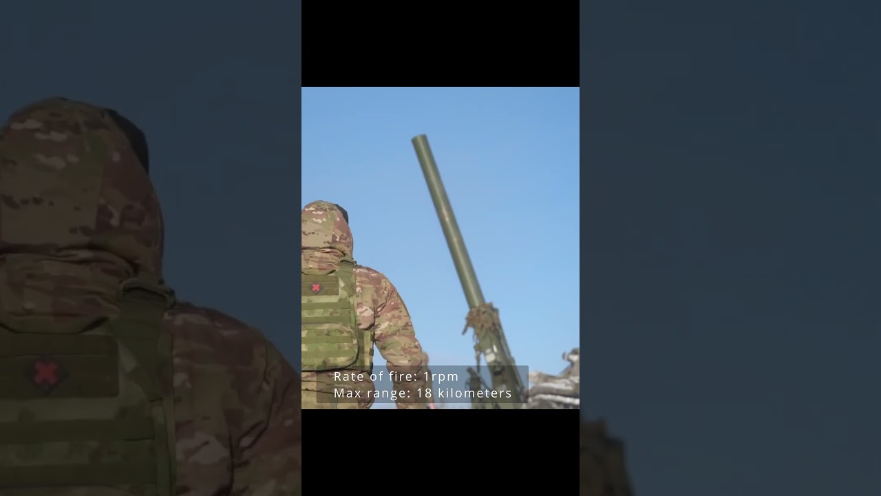 Largest Mortar Still In Use! 2S4 Tyulpan 