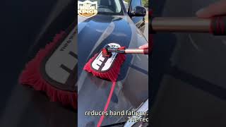 The aluminum tube handle is fully wrapped with soft foam.#carcare  #microfiber  #aluminum  #daily