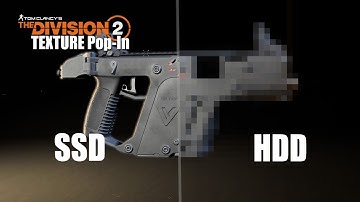 PS4 The Division 2 Texture Pop-In SSD vs HDD Comparison