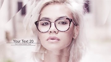 Glass Parallax Slideshow | After Effects Template