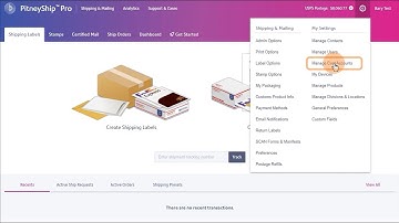 Adding a Cost Account in PitneyShip Pro