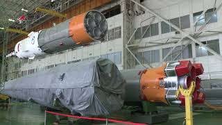 General Assembly Of Soyuz Ms-06 And Its Soyuz-Fg Launch Vehicle