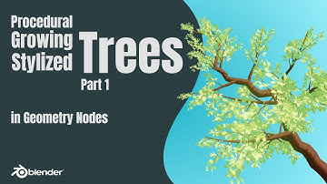 Blender - Procedural Trees with Geometry Nodes - Part 1/3