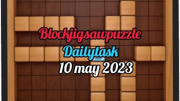 Block jigsaw puzzle daily task today/solved / 10 may 2023 clearboard, collectballs #howto