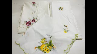 Мешок № д3561. Скатерти и салфетки Хэндмэйт. Арт 3206. Вес 9 кг. Кол-во 116 шт.