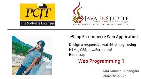Web Project Task 24 | 1st Year | Semester 01 | Java Institute