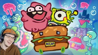 СПАНЧ БОБ ► НАСТОЯЩАЯЯ ВЕРСИЯ ( The Ultimate “Spongebob Squarepants” Recap Cartoon ) | Реакция