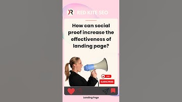 How can social proof increase the effectiveness of landing page?