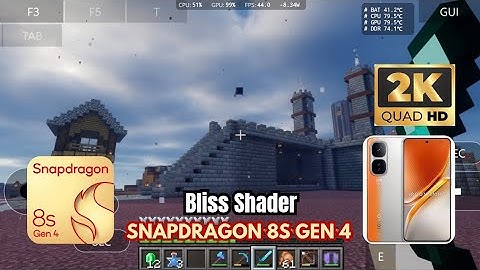 Bliss Shader Powered by Snapdragon 8s Gen 4 | iQOO Neo 10 Minecraft Test