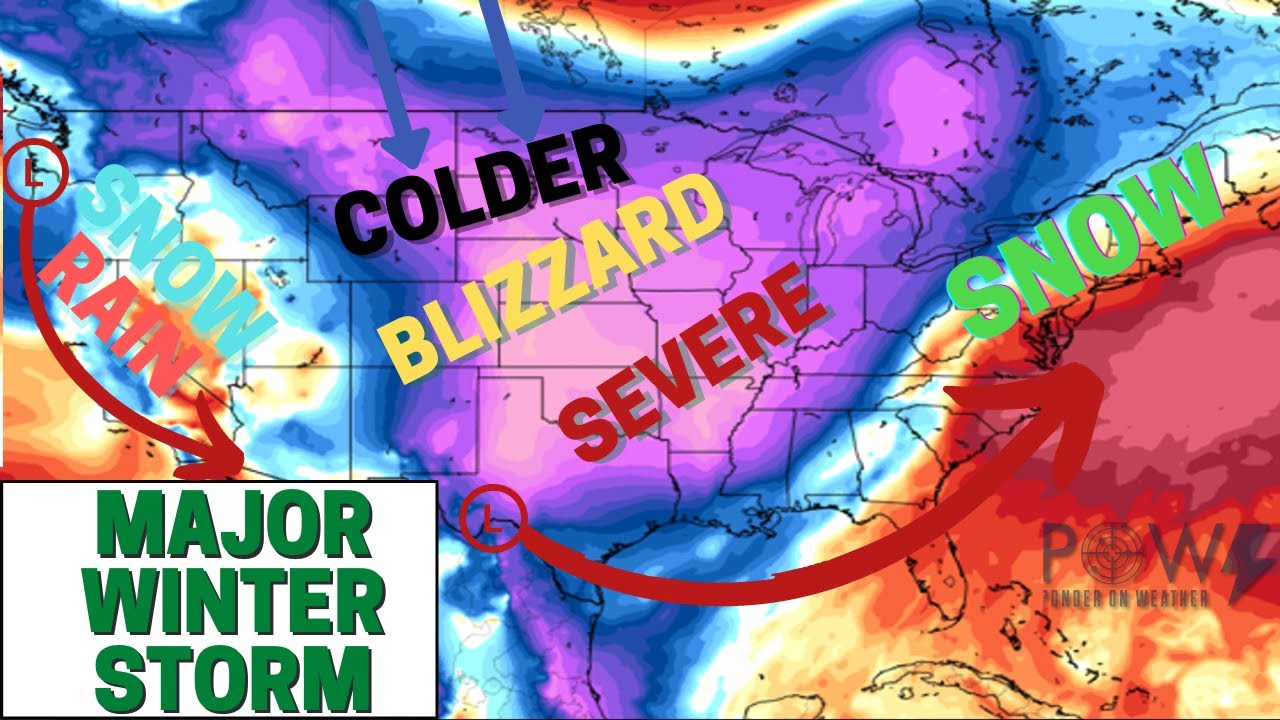 Major Winter Storm! Blockbuster Snowstorm, Blizzard, & Severe Weather ...